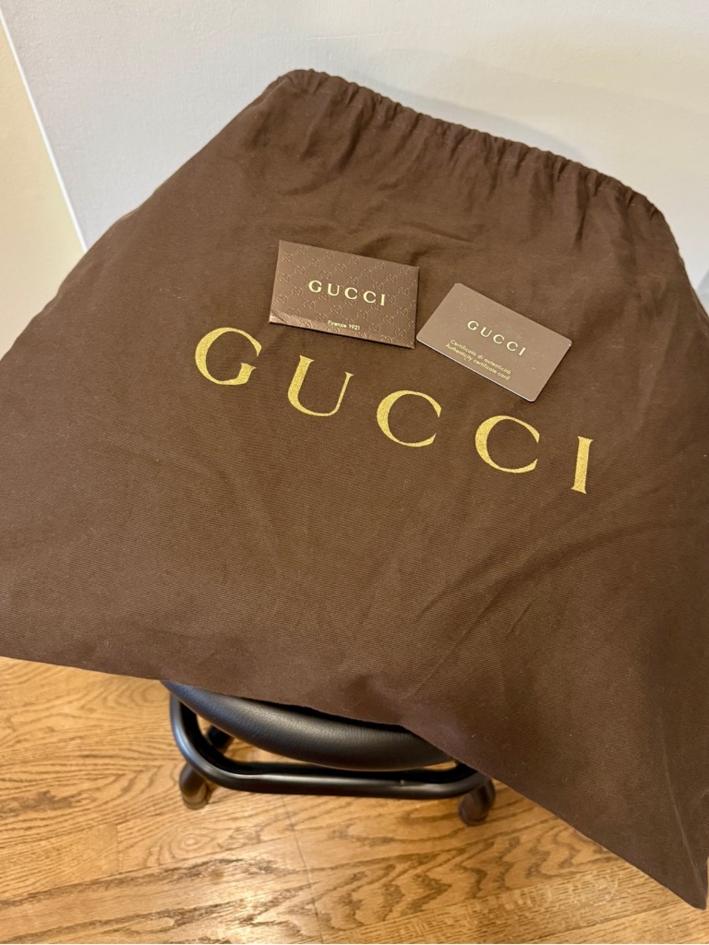 Gucci Guccissima Black Leather Hobo Bag - Authentic - Picture 10 of 10